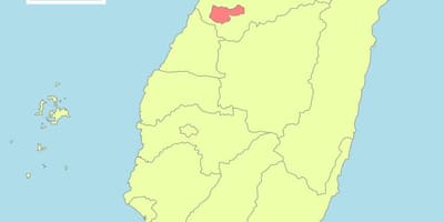 Mapa taichung Taiwan