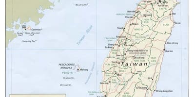Taiwan garraio mapa
