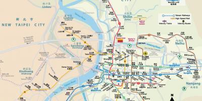 Metro mapa Taiwan