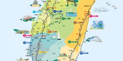 Txirrindularitza inguruan Taiwan road bike mapa